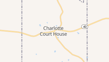 Charlotte Court House, Virginia map