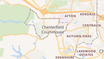 Chesterfield, Virginia map