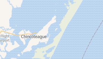 Chincoteague, Virginia map