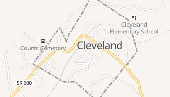 Cleveland, Virginia map