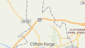 Clifton Forge, Virginia map