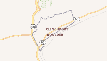 Clinchport, Virginia map