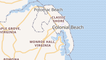 Colonial Beach, Virginia map