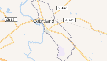 Courtland, Virginia map
