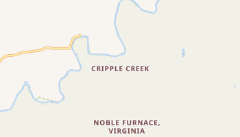 Cripple Creek, Virginia map