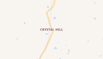 Crystal Hill, Virginia map