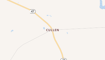 Cullen, Virginia map