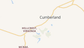 Cumberland, Virginia map