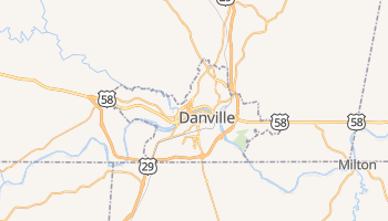 Danville, Virginia map