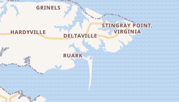 Deltaville, Virginia map
