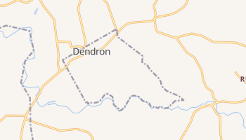 Dendron, Virginia map
