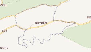 Dryden, Virginia map
