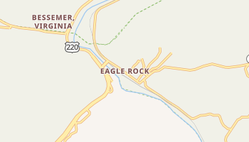 Eagle Rock, Virginia map