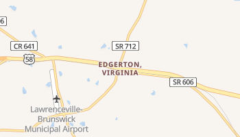 Edgerton, Virginia map
