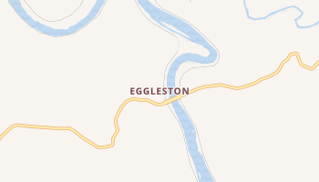 Eggleston, Virginia map