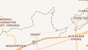 Emory, Virginia map
