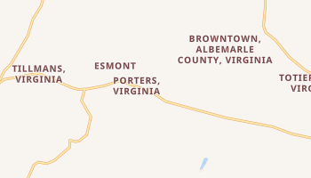 Esmont, Virginia map