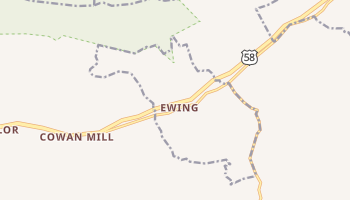 Ewing, Virginia map