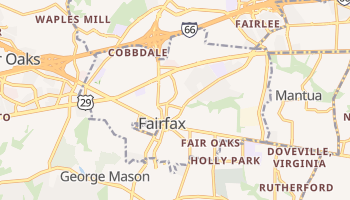 Fairfax, Virginia map