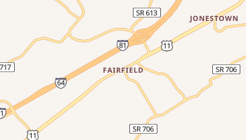 Fairfield, Virginia map