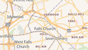 Falls Church, Virginia map
