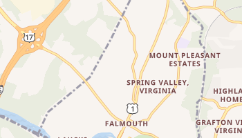 Falmouth, Virginia map