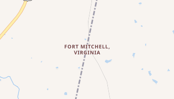 Fort Mitchell, Virginia map