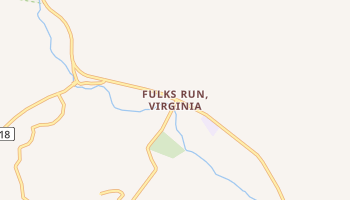 Fulks Run, Virginia map