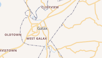 Galax, Virginia map