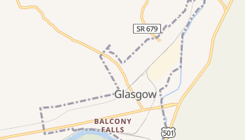 Glasgow, Virginia map