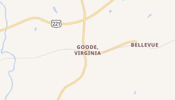 Goode, Virginia map