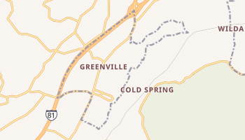Greenville, Virginia map