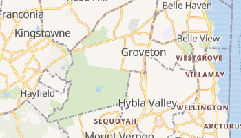 Groveton, Virginia map