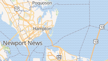 Hampton, Virginia map