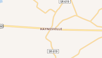 Haynesville, Virginia map