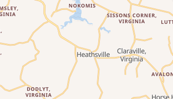 Heathsville, Virginia map