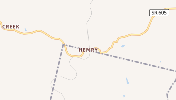 Henry, Virginia map