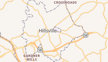 Hillsville, Virginia map