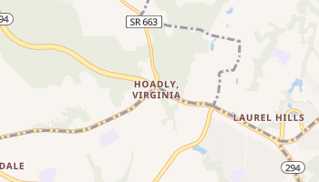 Hoadly, Virginia map