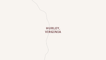Hurley, Virginia map