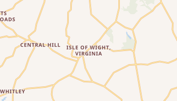 Isle of Wight, Virginia map