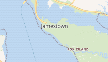 Jamestown, Virginia map
