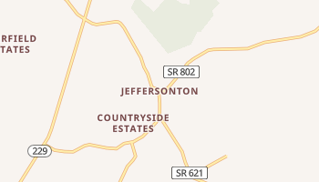 Jeffersonton, Virginia map