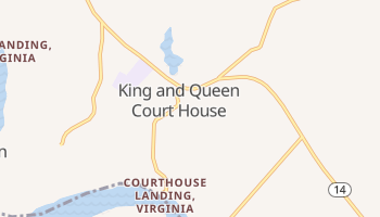 King and Queen Court House, Virginia map