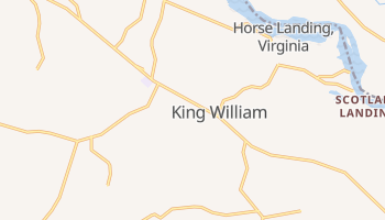 King William, Virginia map