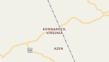 Konnarock, Virginia map