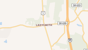 Ladysmith, Virginia map