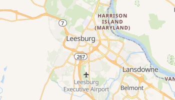 Leesburg, Virginia map