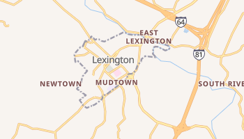 Lexington, Virginia map