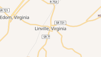 Linville, Virginia map